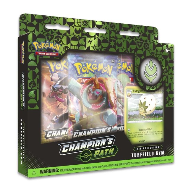 P6190_699-17023_01 Pokémon TCG: Champion's Path Pin Collection (Turffield Gym) - Image 1