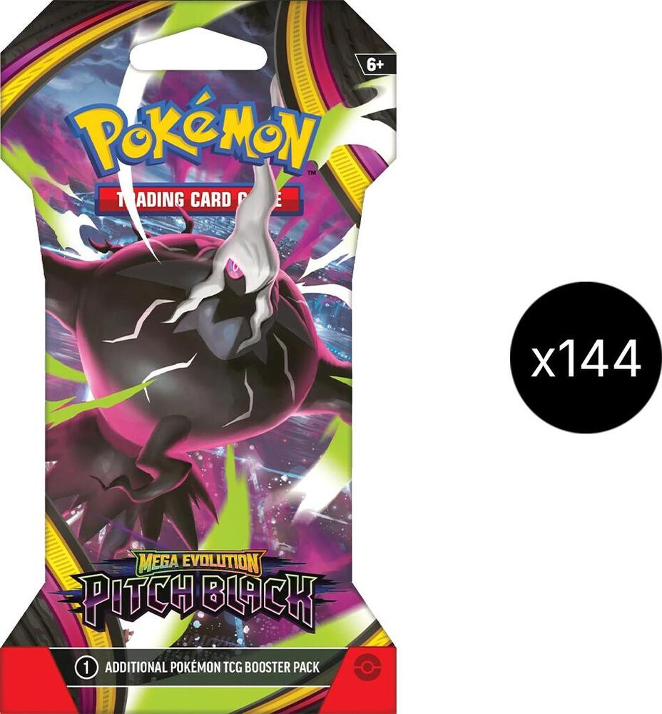 692956_in_1000x1000 Pitch Black Sleeved Booster Case - Image 1
