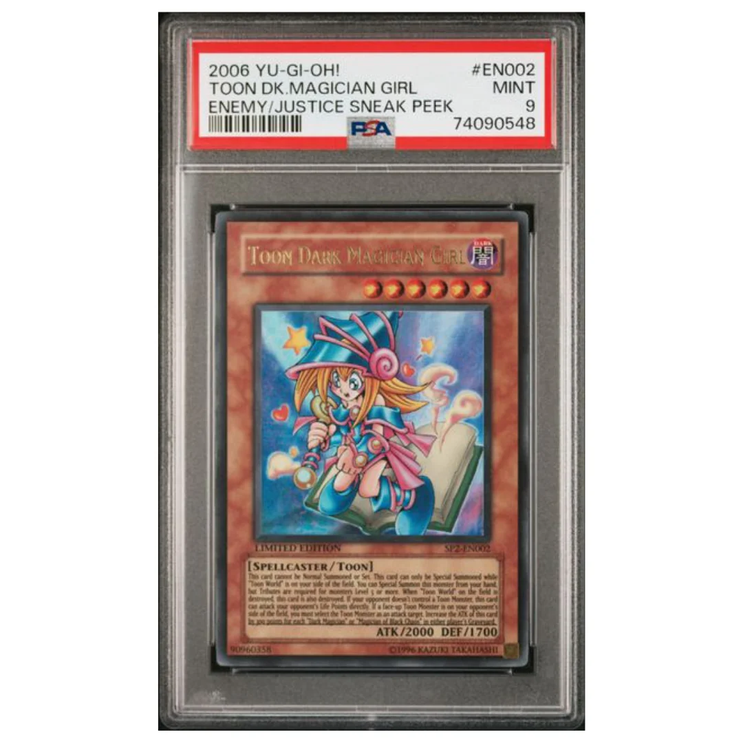 DISOUNT_InstagramPost_-2026-05-25T104927.831 2006 YU-GI-OH! ENEMY OF JUSTICE SNEAK PEEK #EN002 TOON DK.MAGICIAN GIRL ENEMY/JUSTICE SNEAK PEEK - Image 1